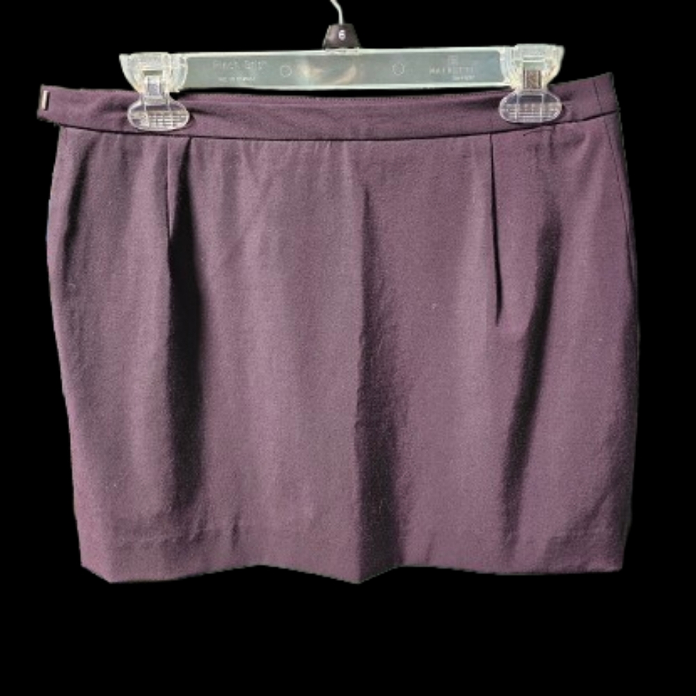 Guess Purple Mini Skirt Side Zipper Women's 6 NWT